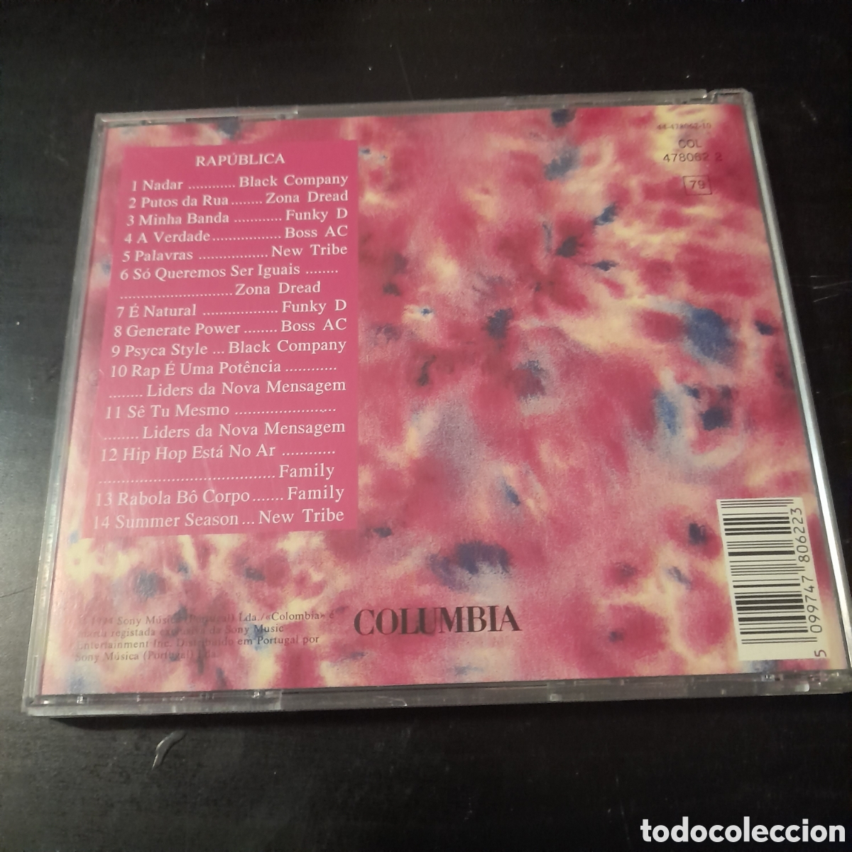 CDs de m&uacute;sica: Rap&uacute;blica. Various &ndash; Rap&uacute;blica. CD, Compilation 1994 - Foto 4
