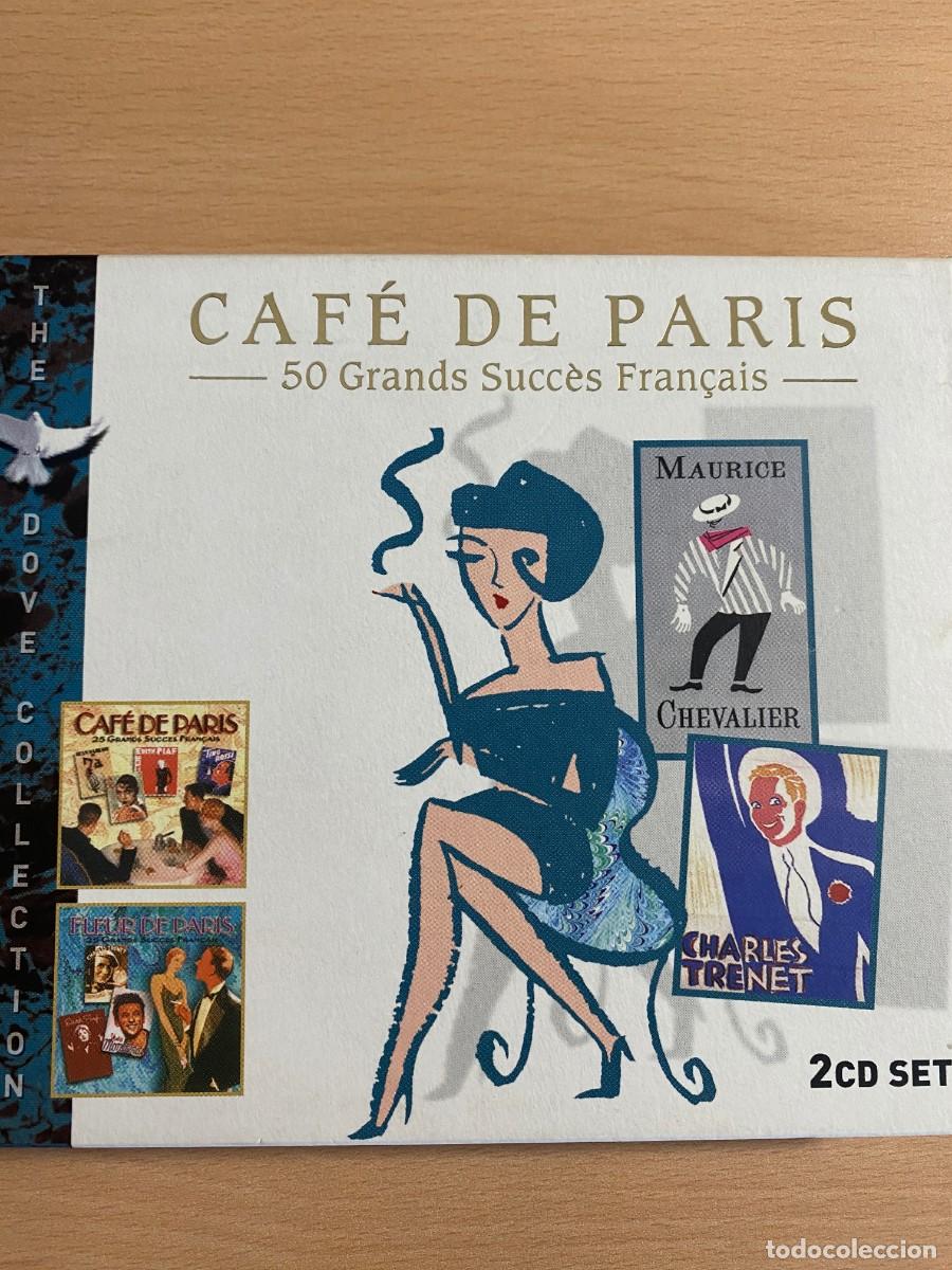CDs de m&uacute;sica: CAFE DE PARIS 50 GRANDS SUCCES PARIS 2CD - Foto 1
