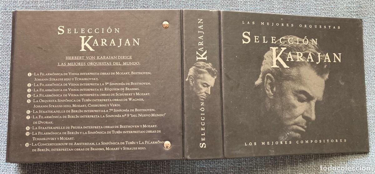 CDs de m&uacute;sica: Selecci&oacute;n Karajan (10 CDs con estuche) - Foto 1