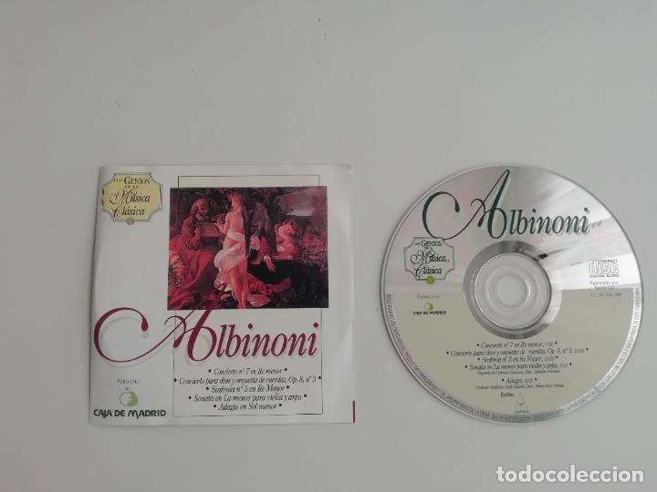Music CDs: Los Genios de la M&uacute;sica Cl&aacute;sica 1 Albinoni Caja de M&uacute;sica Caja Madrid Alfa Delta 1994