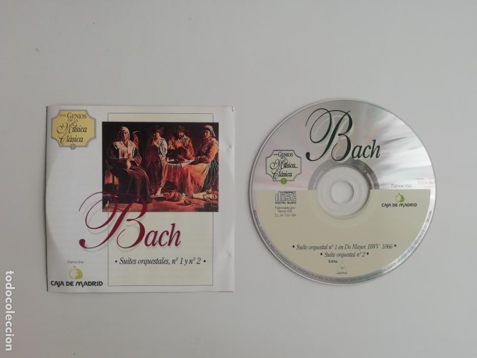 Music CDs: Los Genios de la M&uacute;sica Cl&aacute;sica 2 Bach Caja de M&uacute;sica Caja Madrid Alfa Delta 1994