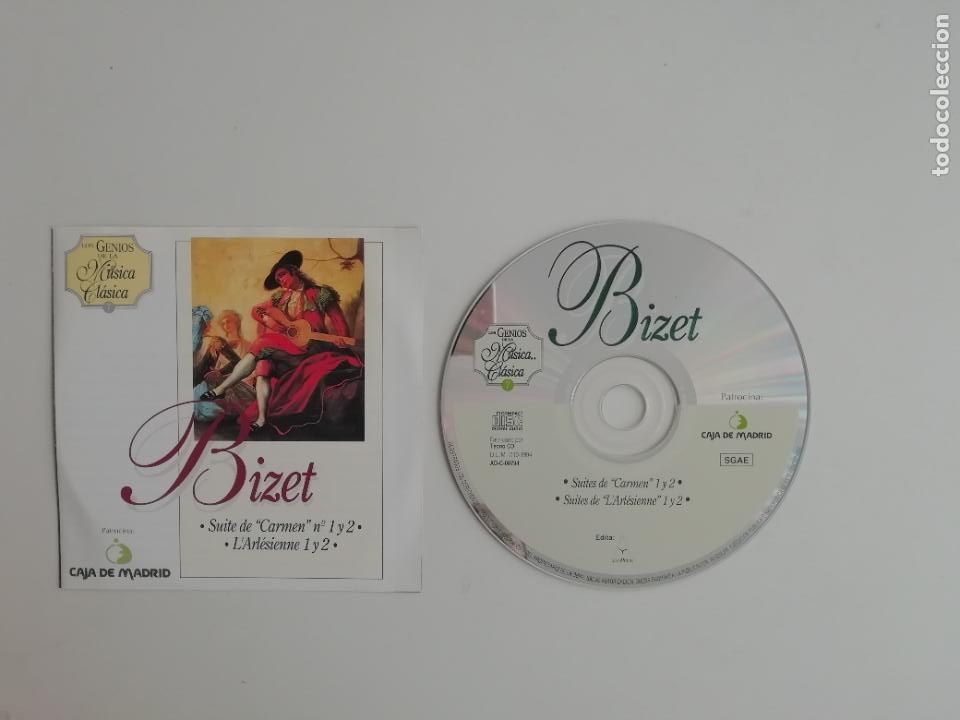 Musik-CDs: Los Genios de la M&uacute;sica Cl&aacute;sica 7 Bizet Caja de M&uacute;sica Caja Madrid Alfa Delta 1994