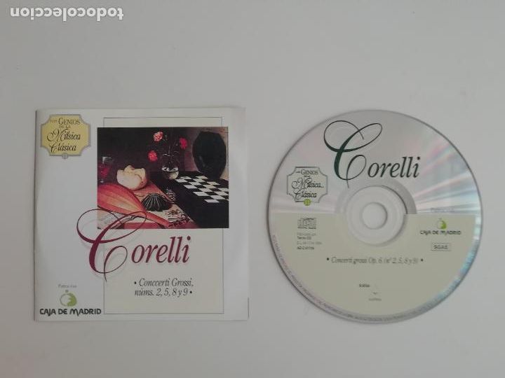 CDs de Musique: Los Genios de la M&uacute;sica Cl&aacute;sica 11 Corelli Caja de M&uacute;sica Caja Madrid Alfa Delta 1994