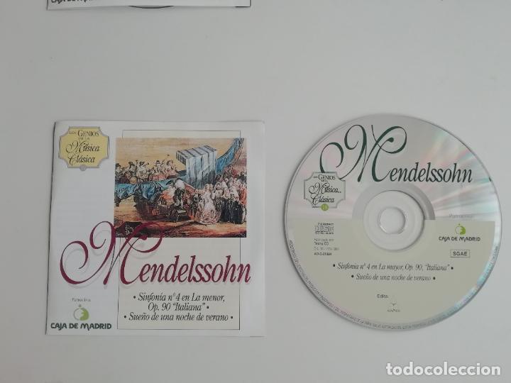 CDs de Musique: Los Genios de la M&uacute;sica Cl&aacute;sica 19 Mendelssohn Caja de M&uacute;sica Caja Madrid Alfa Delta 1994