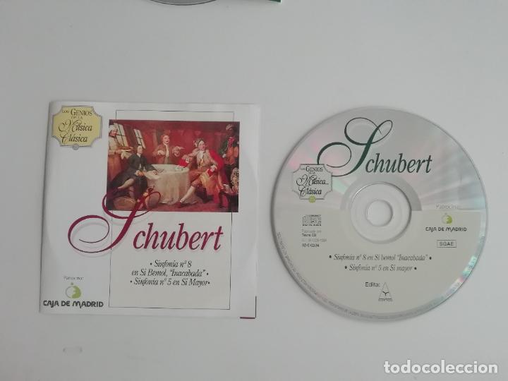 CDs de Musique: Los Genios de la M&uacute;sica Cl&aacute;sica 25 Schubert Caja de M&uacute;sica Caja Madrid Alfa Delta 1994