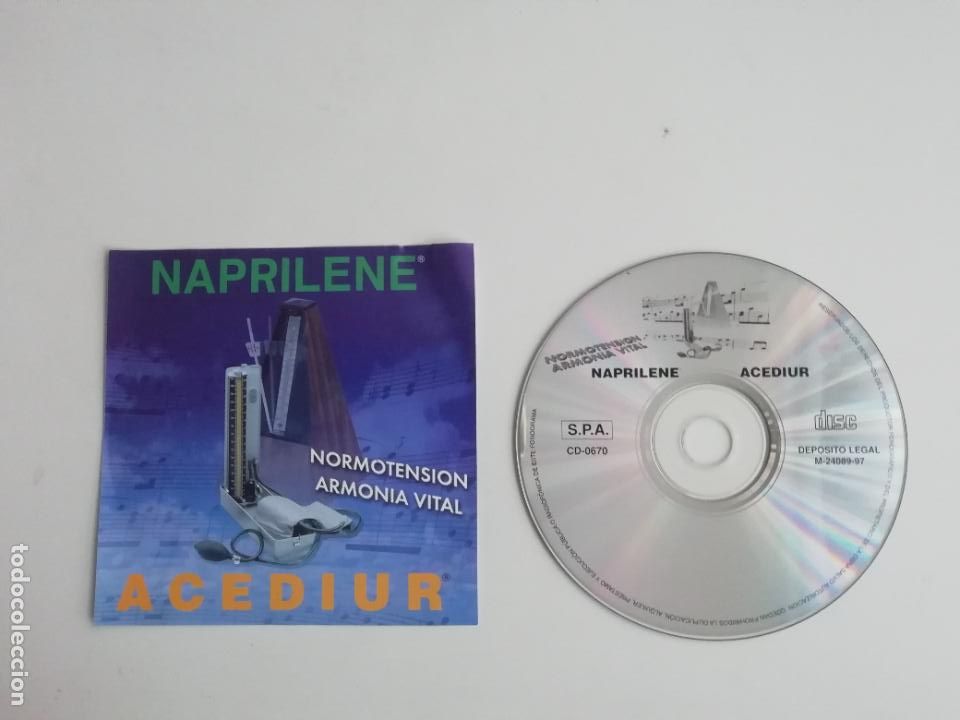 CDs de M&uacute;sica: CD promocional Naprilene Acediur M&uacute;sica cl&aacute;sica 1997
