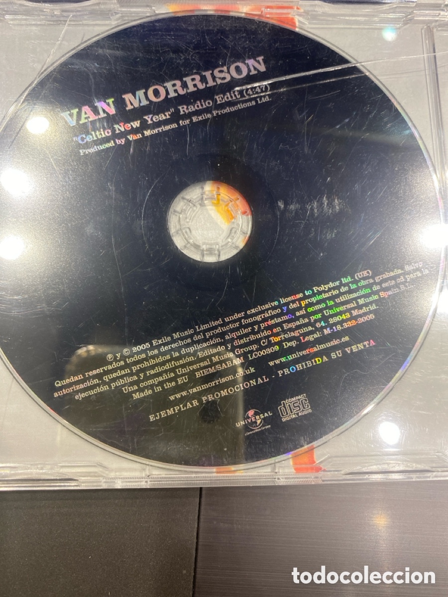 CDs de m&uacute;sica: VAN MORRISON - CELTIC NEW YEAR CD SINGLE SIN PORTADA 1 TEMA - Foto 1