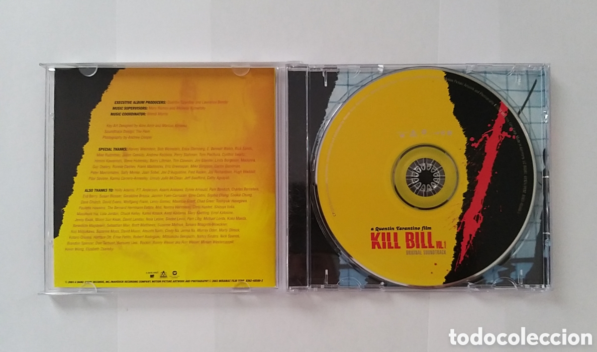CDs de m&uacute;sica: TARANTINO - KILL BILL - ORIGINAL SOUNDTRACK - Foto 3