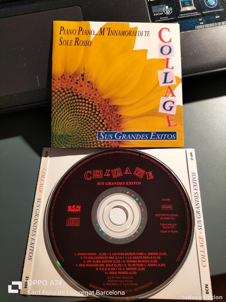 CDs de m&uacute;sica: RAR CD. COLLAGE. SUS GRANDES &Eacute;XITOS. 1994 - Foto 1