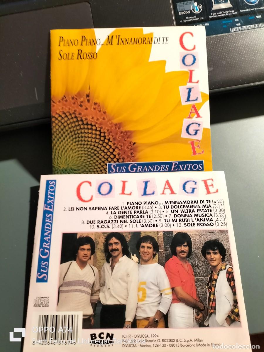CDs de m&uacute;sica: RAR CD. COLLAGE. SUS GRANDES &Eacute;XITOS. 1994 - Foto 2