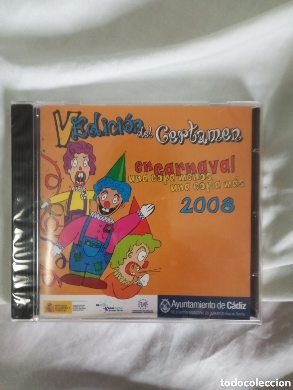 CDs de M&uacute;sica: Carnaval de C&aacute;diz CD V edici&oacute;n certamen una copa menos una copla mas 2008 nuevo con precinto