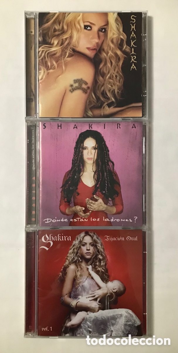 CDs de m&uacute;sica: Lote Shakira (3 CD&rsquo;s) - Foto 2
