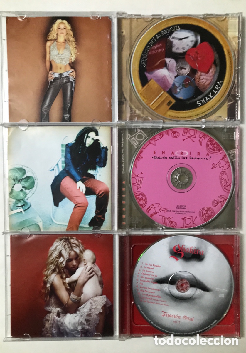 CDs de m&uacute;sica: Lote Shakira (3 CD&rsquo;s) - Foto 4