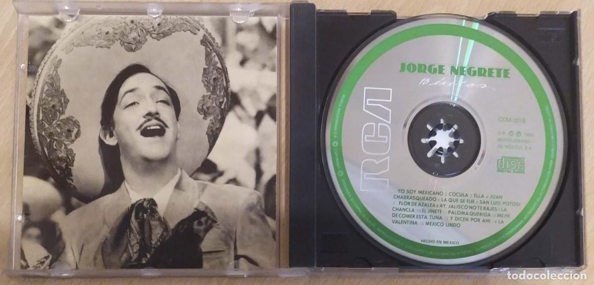 CDs de m&uacute;sica: JORGE NEGRETE (15 EXITOS) CD 1988 MEXICO - Foto 3