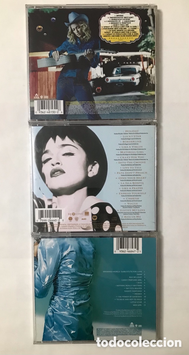 CDs de m&uacute;sica: Lote Madonna (3 CD&rsquo;s) - Foto 3
