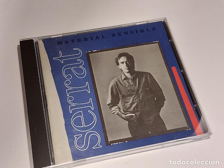 CDs de m&uacute;sica: JOAN MANUEL SERRAT / MATERIAL SENSIBLE / CD-ARIOLA-1989 / 9 TEMAS / IMPECABLE - Foto 1