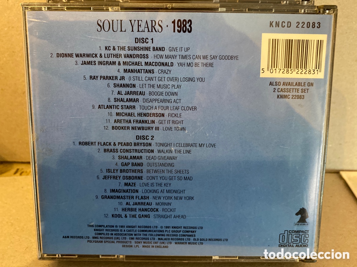 CDs de m&uacute;sica: Various - Soul Years 1983 (2xCD, Comp) - Foto 2