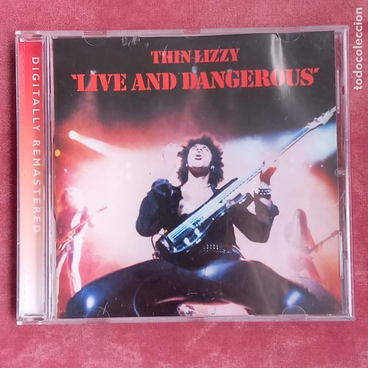 CDs de m&uacute;sica: CD - Thin Lizzy, Live and Dangerous (remaster) Vertigo 1996 - Foto 1