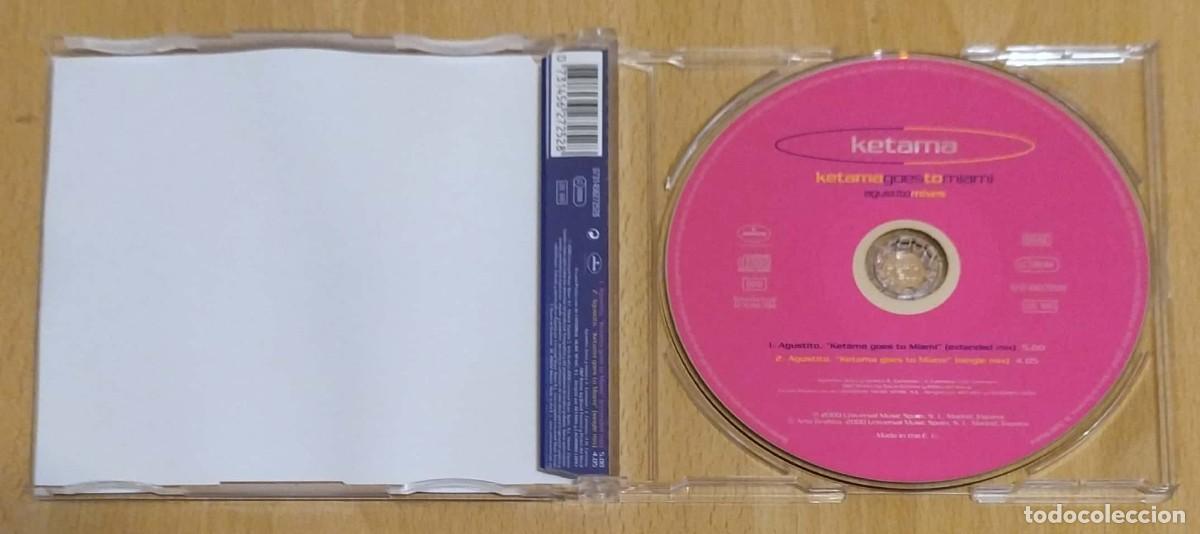 CDs de m&uacute;sica: KETAMA (GOES TO MIAMI - AGUSTITO MIXES) CD Single 2000 - Foto 2