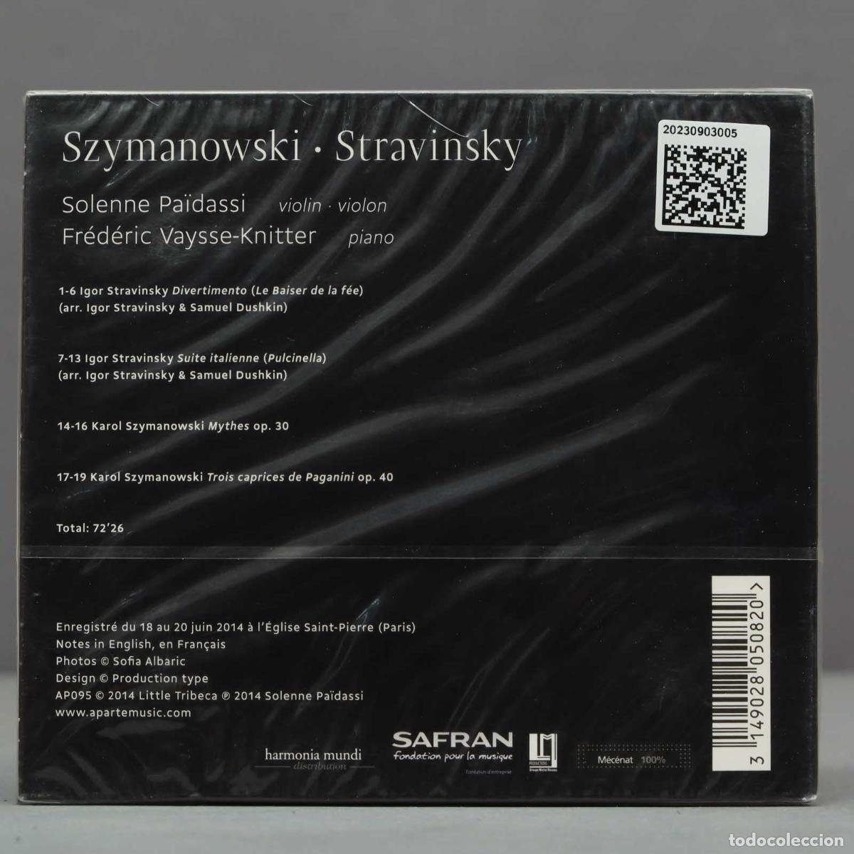 CDs de m&uacute;sica: CD. SZYMANOWSKI, STRAVINSKY. PRECINTADO - Foto 2