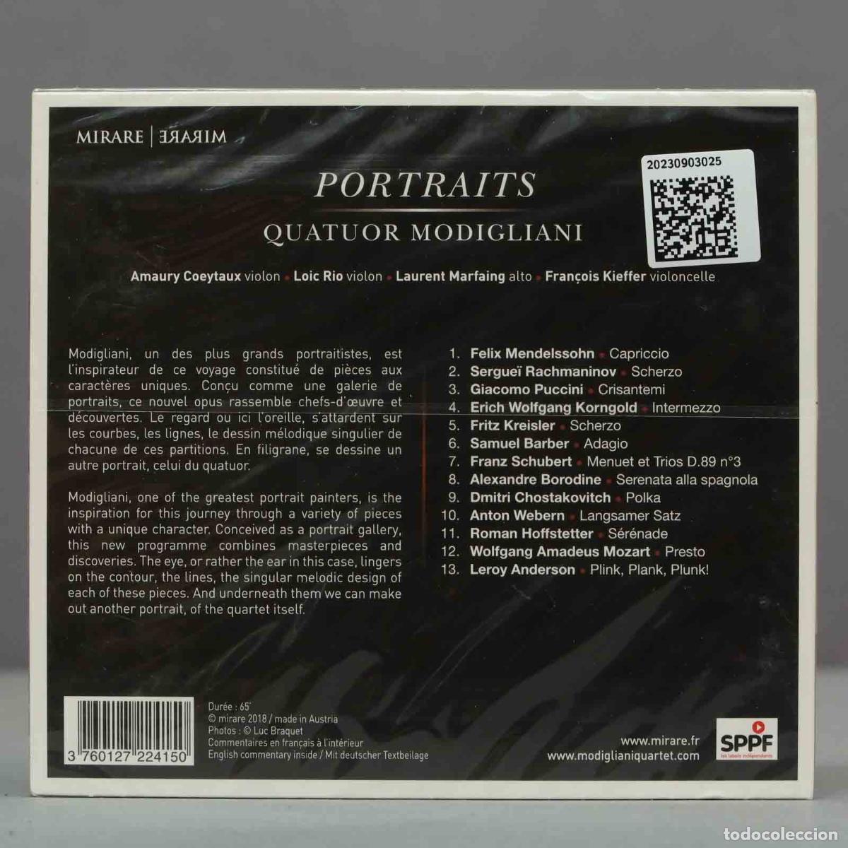 CDs de m&uacute;sica: CD. Quatuor Modigliani : Portraits . PRECINTADO - Foto 2