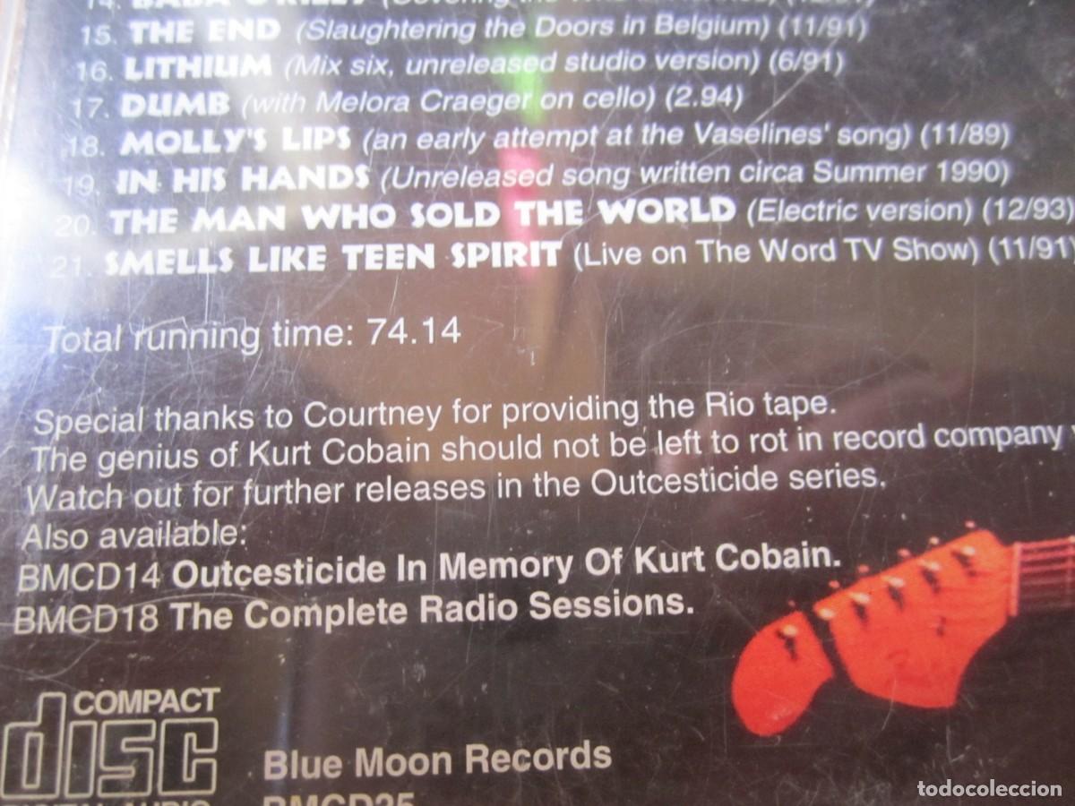 CDs de m&uacute;sica: Nirvana - The Needle & The Damage Done Outcesticide II 2 (CD) - Foto 4
