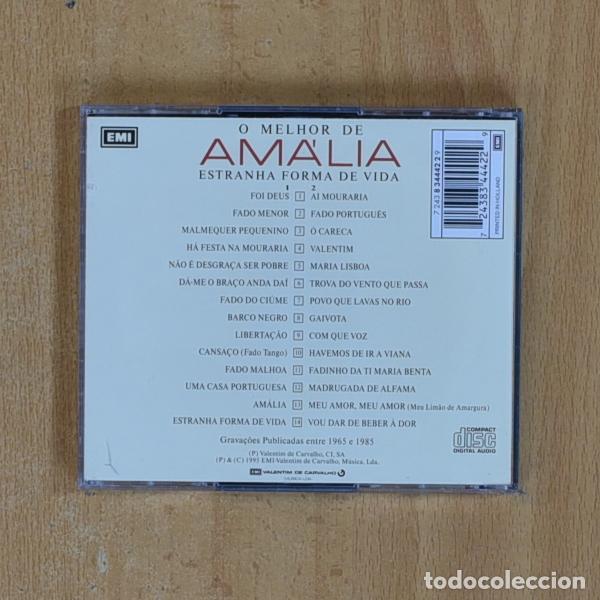 CDs de m&uacute;sica: AMALIA - O MELHOR DE AMALIA - CD - Foto 2