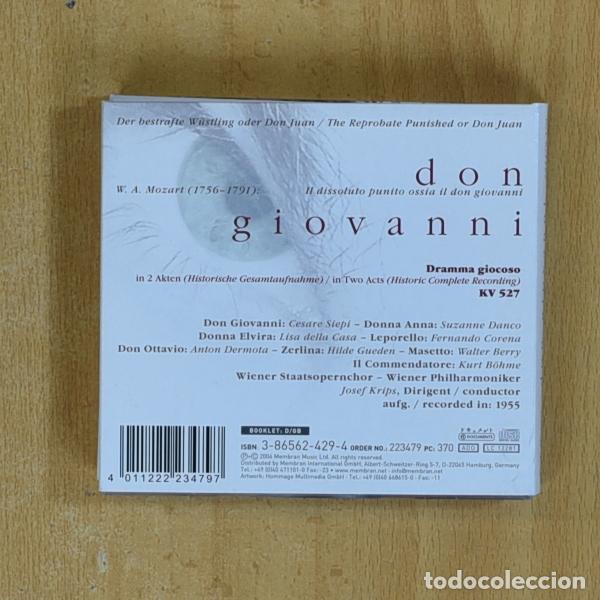 CDs de m&uacute;sica: MOZART - DON GIOVANNI - CD - Foto 2