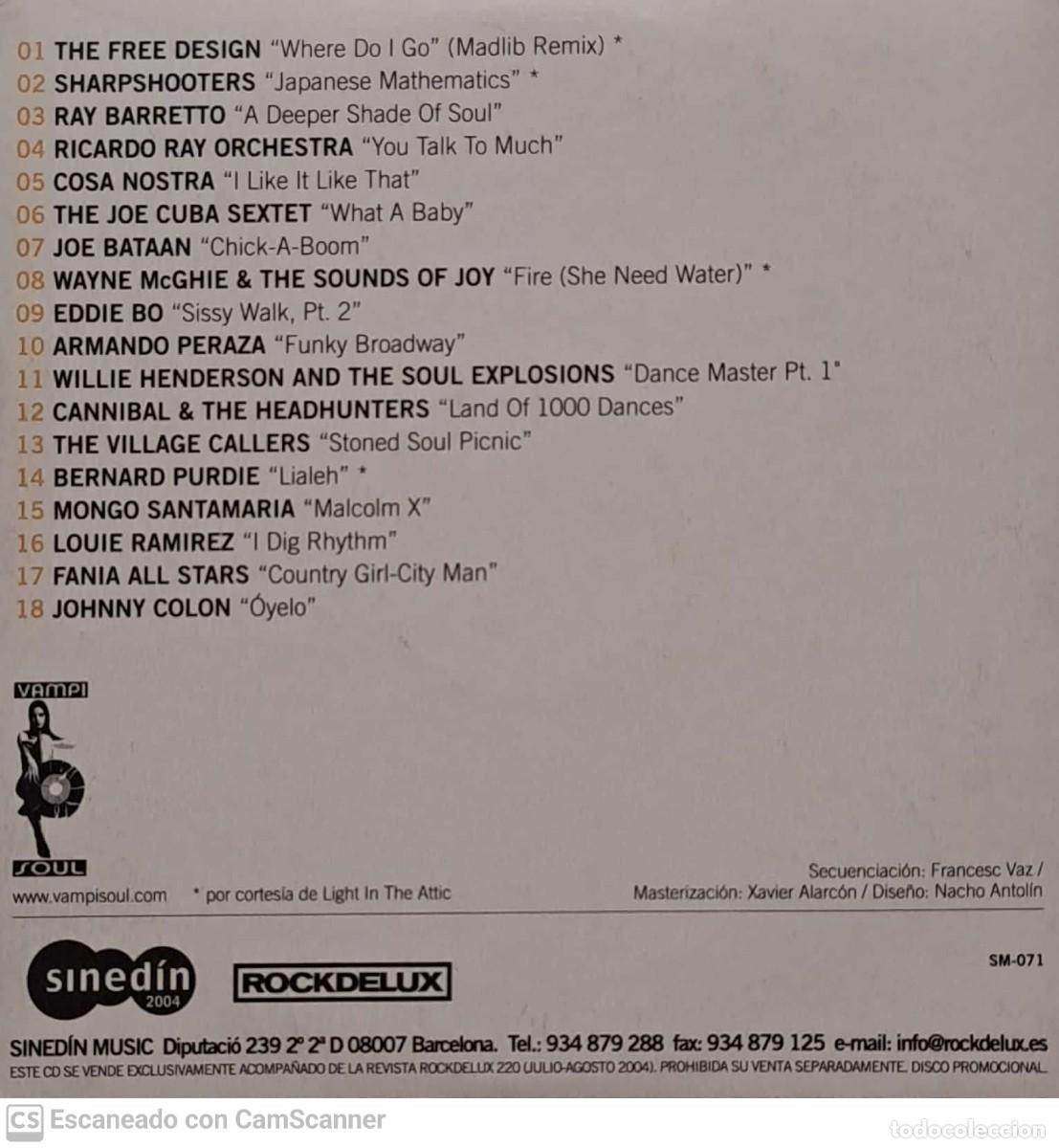 CDs de m&uacute;sica: Various &lrm;&ndash; El Planeta De Los Ritmos - Vampi Soul - Foto 2