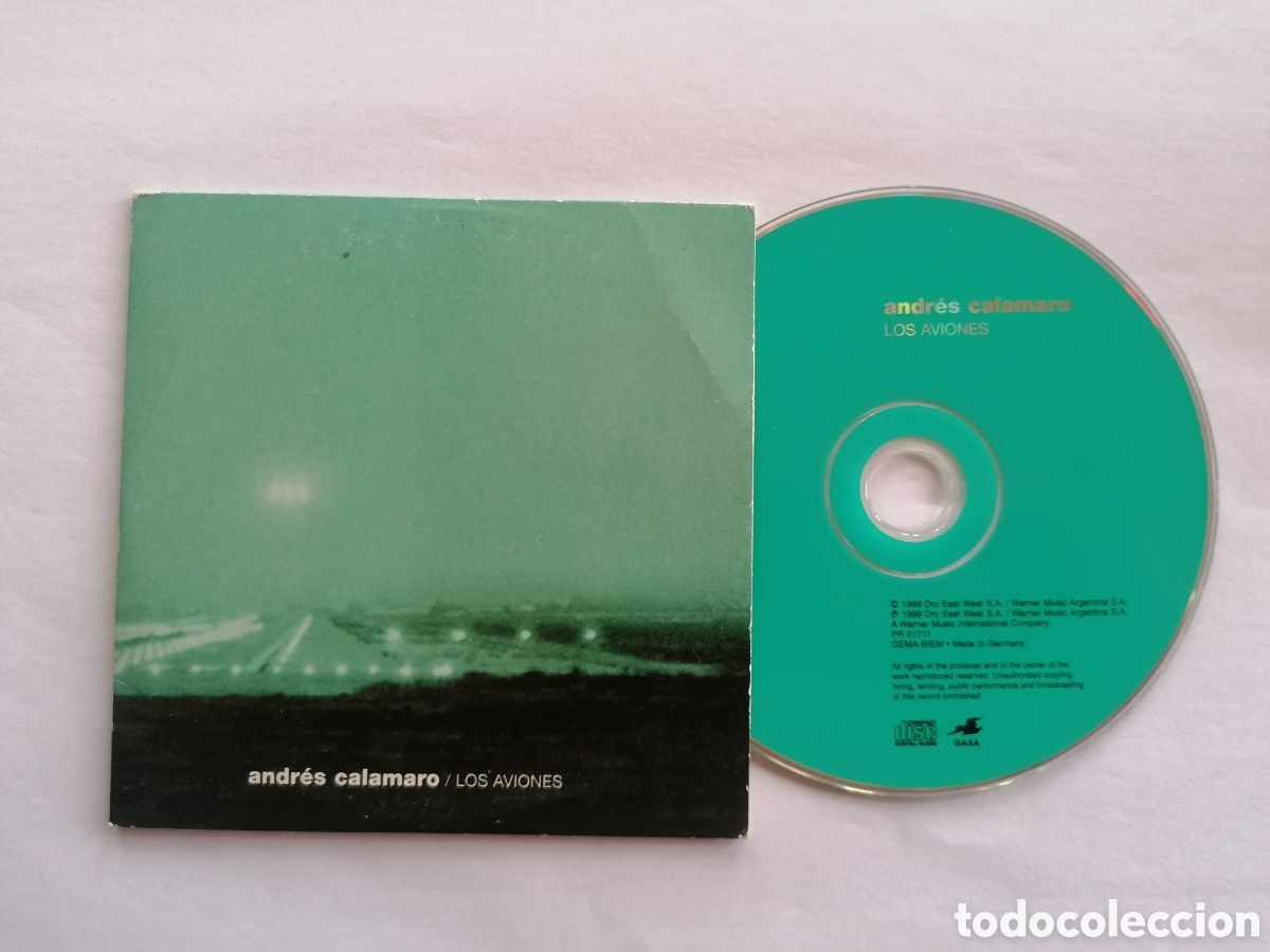CDs de m&uacute;sica: Cd single CALAMARO. Los aviones. 1997. - Foto 1