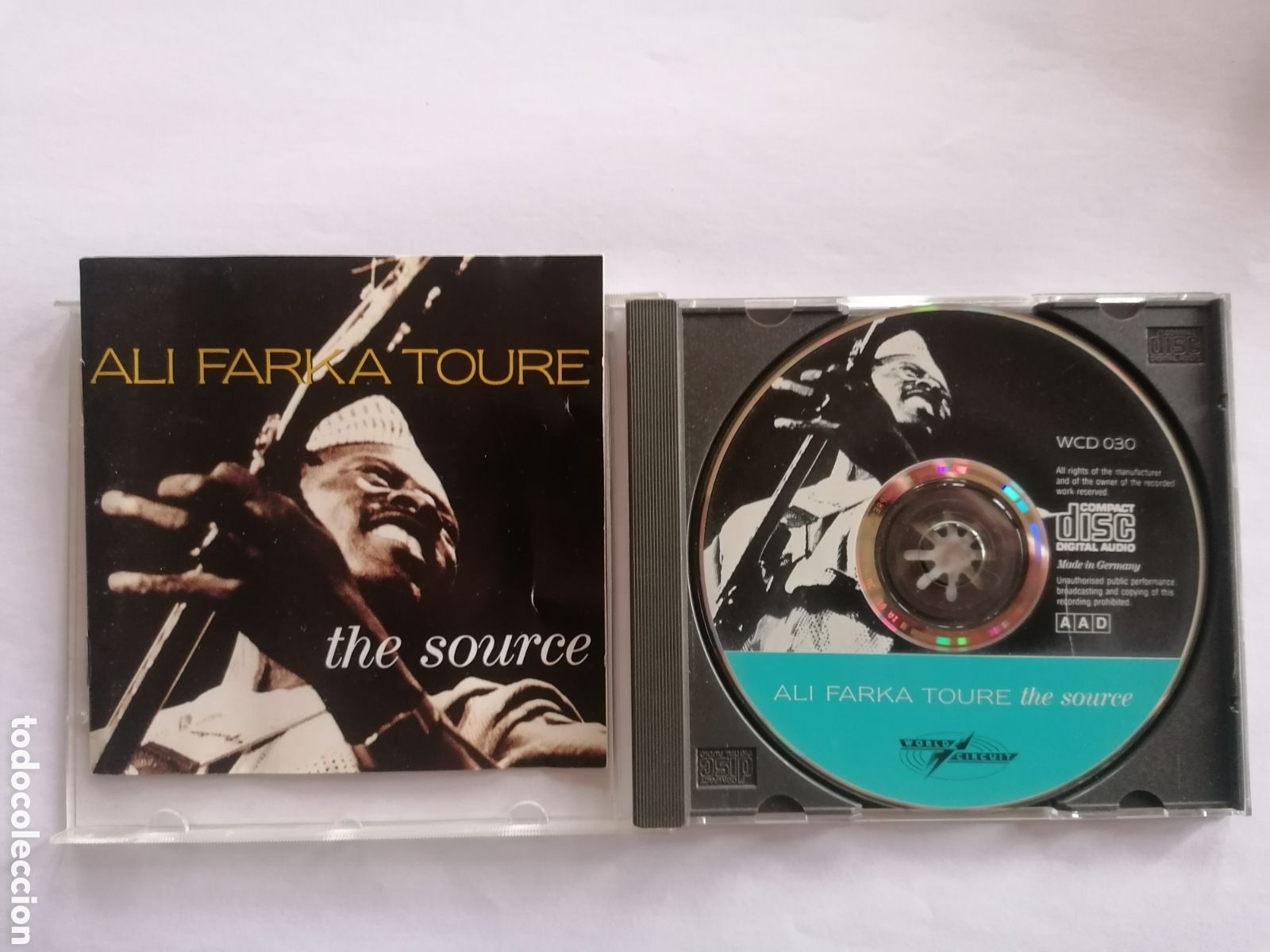CDs de m&uacute;sica: Cd ALI FARKA TOUR&Eacute;. Source. 1992. - Foto 1