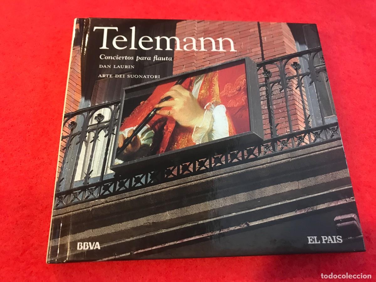 CDs de m&uacute;sica: CD. (LIBRO + CD) TELEMANN. CONCIERTOS PARA FLAUTA - Foto 1