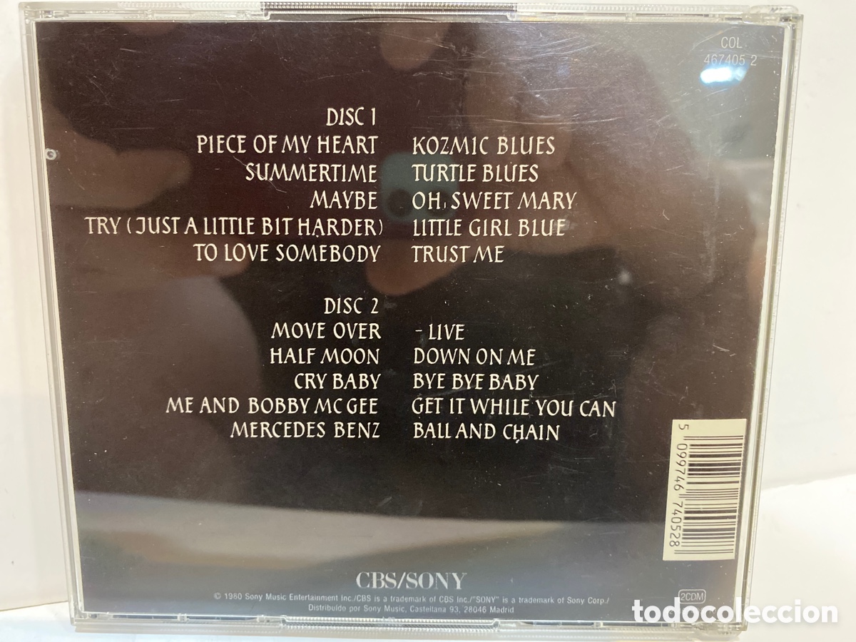 CDs de m&uacute;sica: Janis Joplin - Anthology (2xCD, Comp) - Foto 2