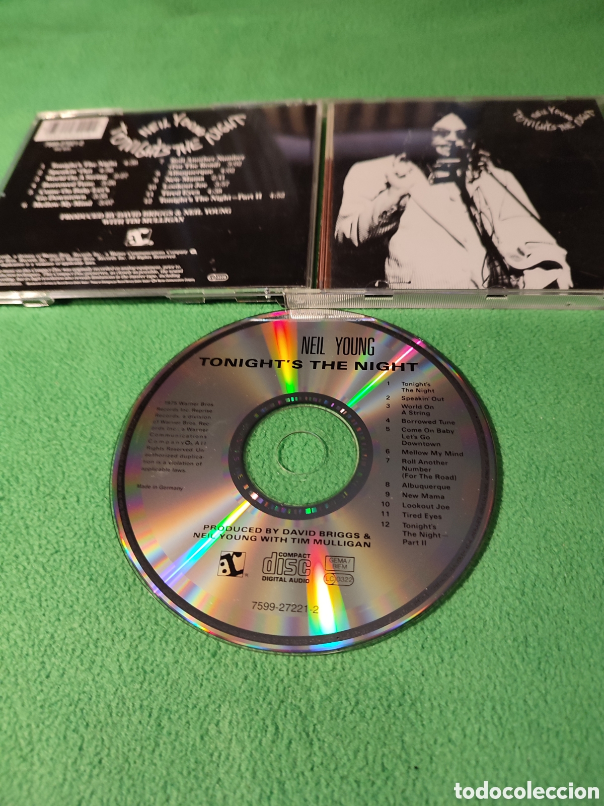 CDs de m&uacute;sica: Neil Young - Tonights the night - Foto 2