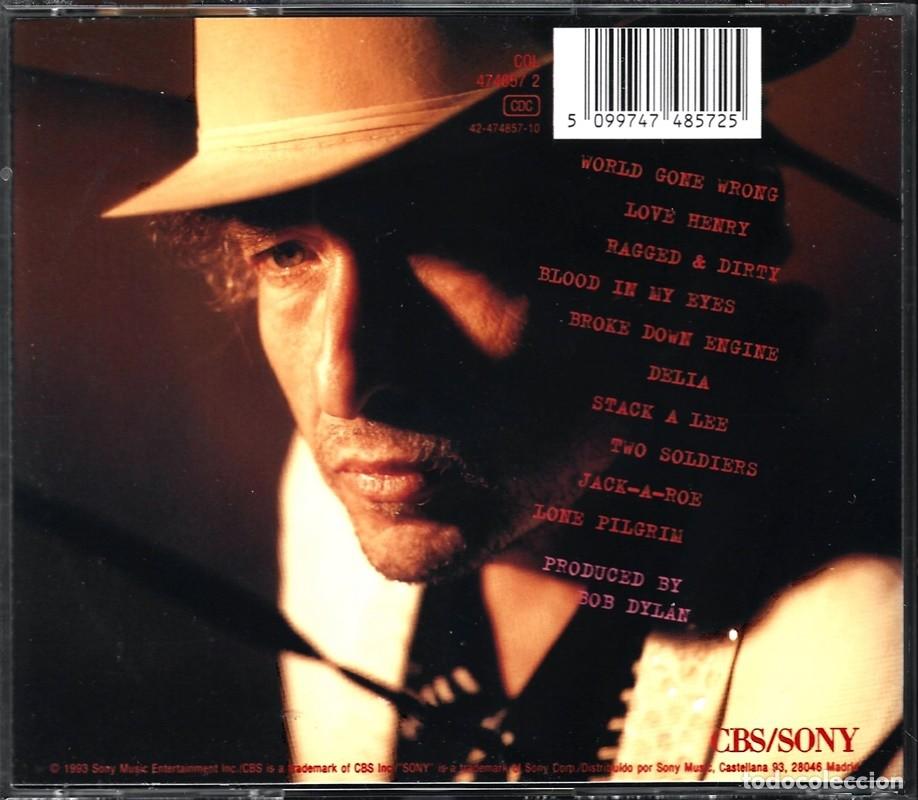 CDs de m&uacute;sica: BOB DYLAN &uml;WORLD GONE WRONG&uml;(CD) - Foto 2