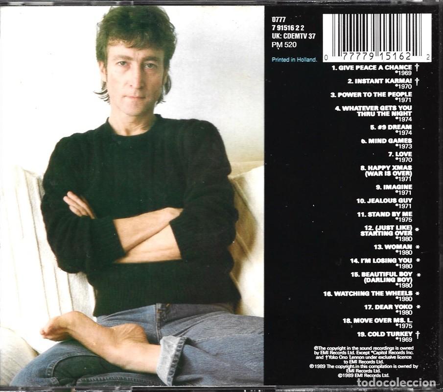 CDs de m&uacute;sica: JOHN LENNON &uml;COLLECTION&uml;(CD) - Foto 2