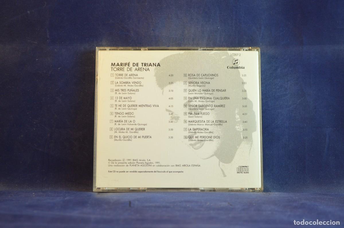 CDs de m&uacute;sica: MARIFE DE TRIANA - TORRE DE ARENA - CD - Foto 2