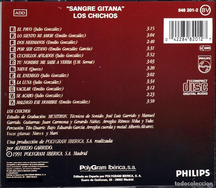 CDs de m&uacute;sica: LOS CHICHOS &uml;SANGRE GITANA&uml; (CD) - Foto 2