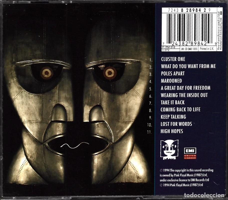 CDs de m&uacute;sica: PINK FLOYD &uml;THE DIVISION BELL&uml; (CD) - Foto 2