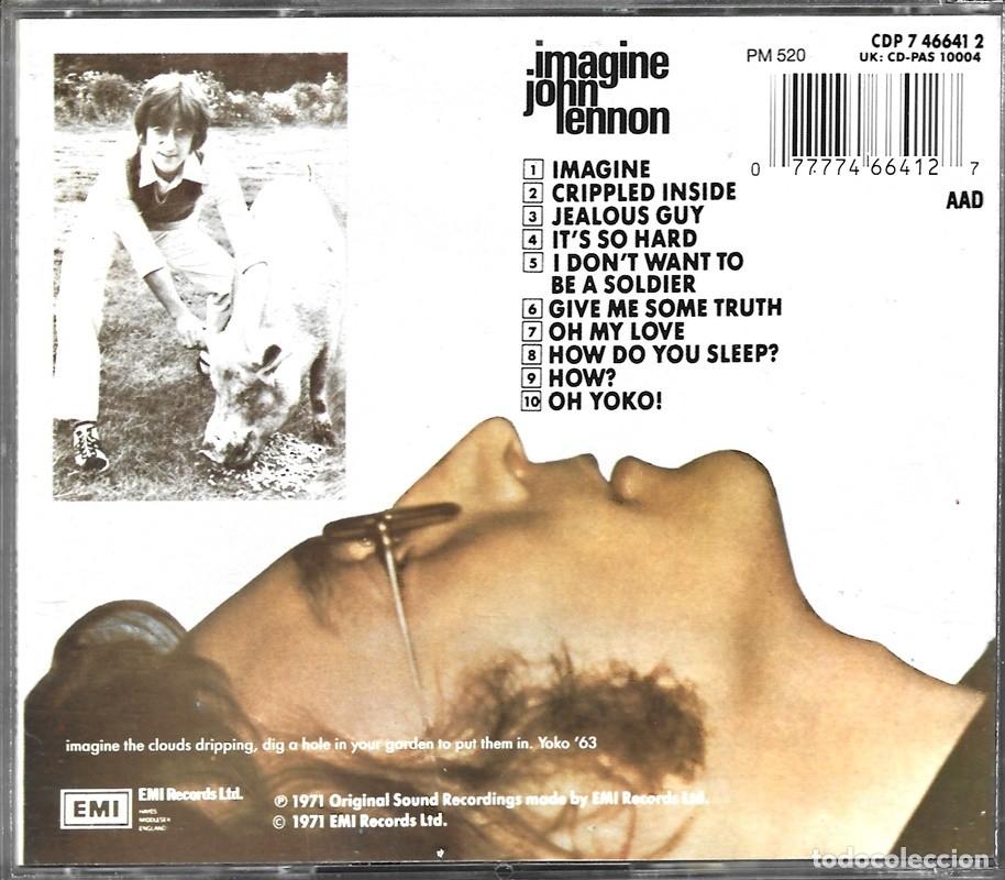 CDs de m&uacute;sica: JOHN LENNON &uml;IMAGINE&uml; (CD) - Foto 2