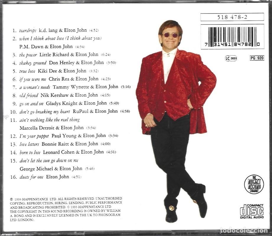CDs de m&uacute;sica: ELTON JOHN &uml;DUETS&uml; (CD) - Foto 2
