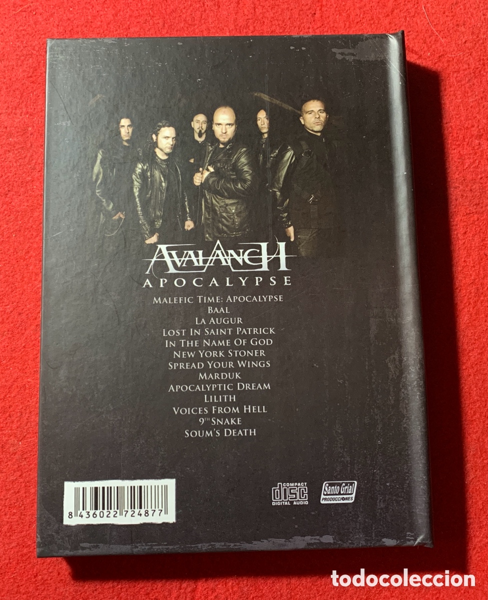 CDs de m&uacute;sica: Avalanch. &ldquo;Malefic Time Apocalypse&rdquo; Firmado - Foto 2