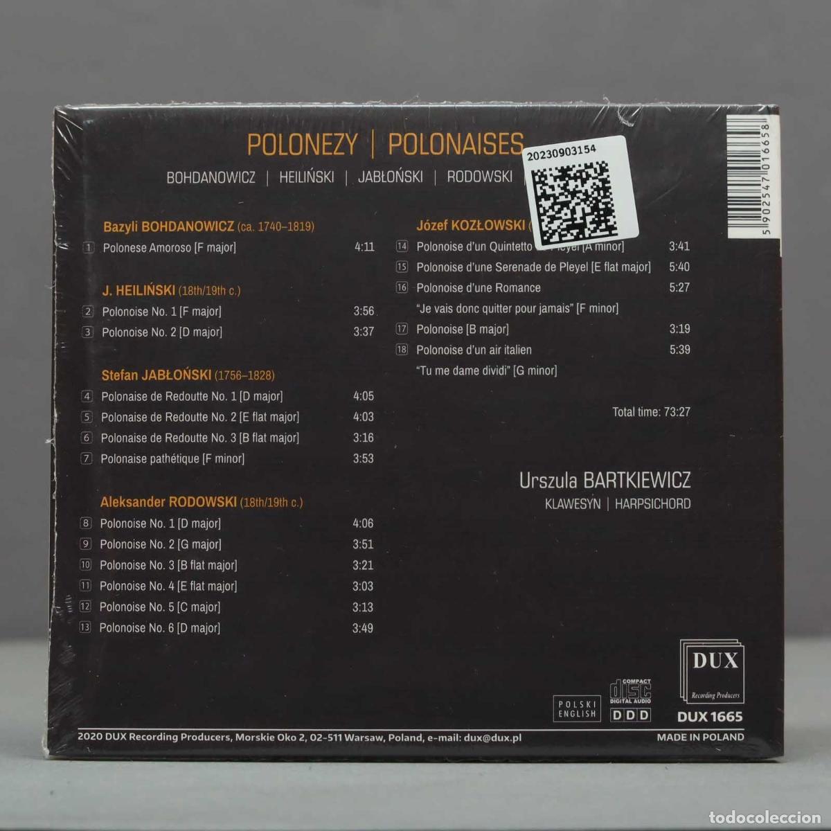CDs de m&uacute;sica: CD. URSZULA BARTKIEWICZ - POLONAISES. PRECINTADO - Foto 2