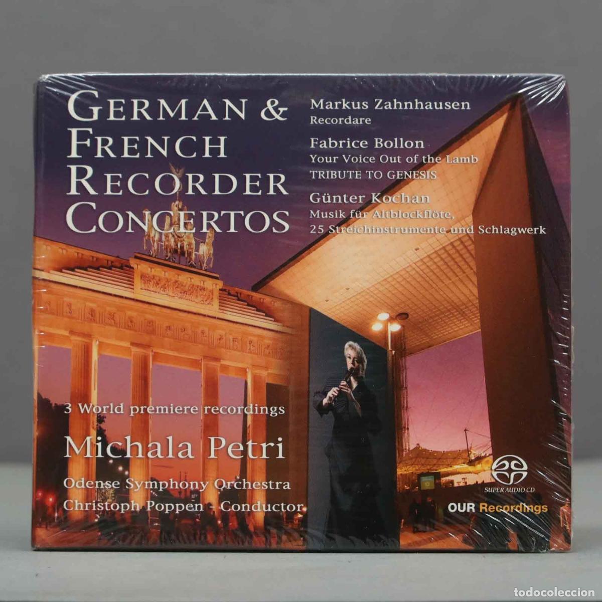 CD de M&uacute;sica: CD. Markus Zahnhausen German AND French Recorder Concertos. PRECINTADO