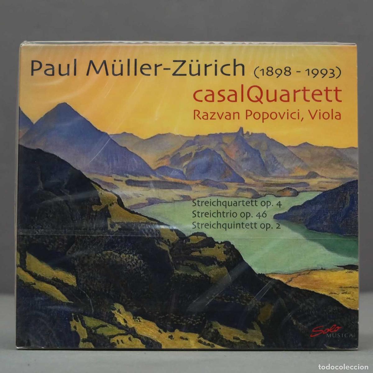 CD de M&uacute;sica: CD. Paul M&uuml;ller-Z&uuml;rich: Steichquartett Op. 4, 46, 2. PRECINTADO