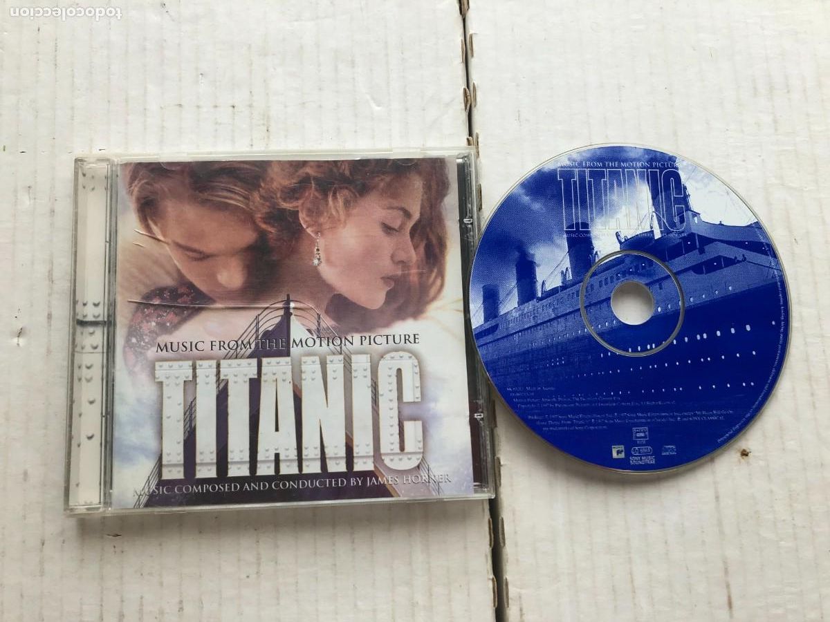 CDs de M&uacute;sica: TITANIC BSO OST MUSIC FROM THE MOTION PICTURE - CD MUSICA KREATEN