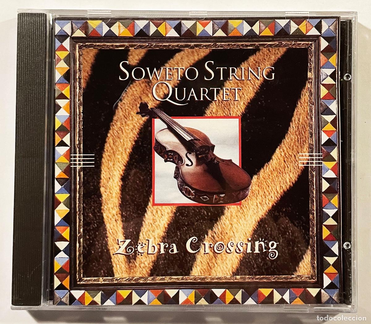 CDs de m&uacute;sica: SOWETO STRING QUARTET / ZEBRA CROSSING / CD BMG 1994 / ESPA&Ntilde;A - Foto 1