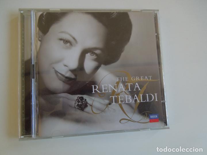 CDs de m&uacute;sica: RENATA TEBALDI - THE GREAT - 2 CD,S+LIBRETO - Foto 1