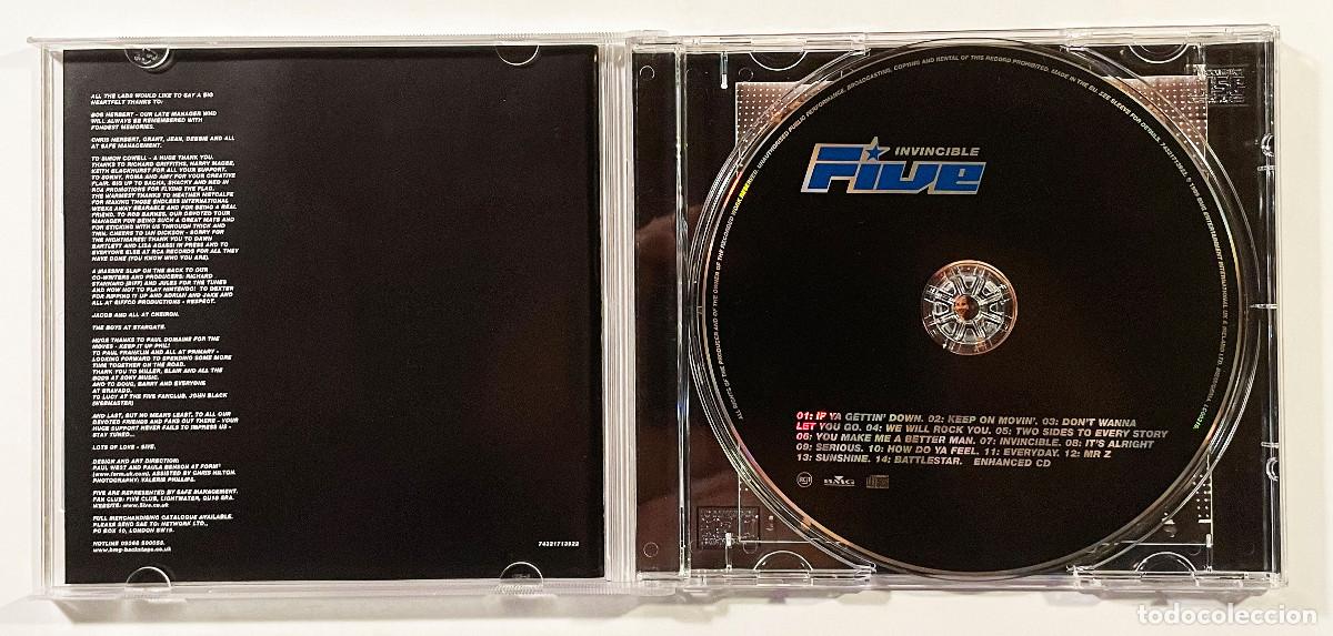 CDs de m&uacute;sica: FIVE / INVINCIBLE / CD BMG RCA 1999 / EU - Foto 3