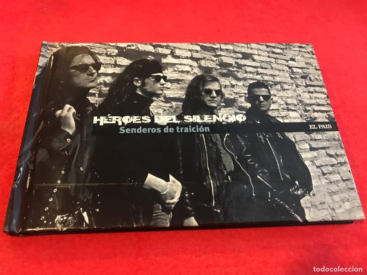 CDs de m&uacute;sica: CD. H&Eacute;ROES DEL SILENCIO. SENDEROS DE TRAICI&Oacute;N (LIBRO + CD) - Foto 1